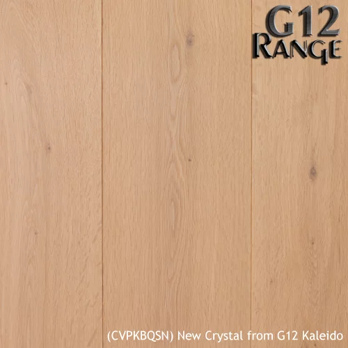 New Crystal Raw Oak (Kaleido Range) engineered oak plank flooring sample